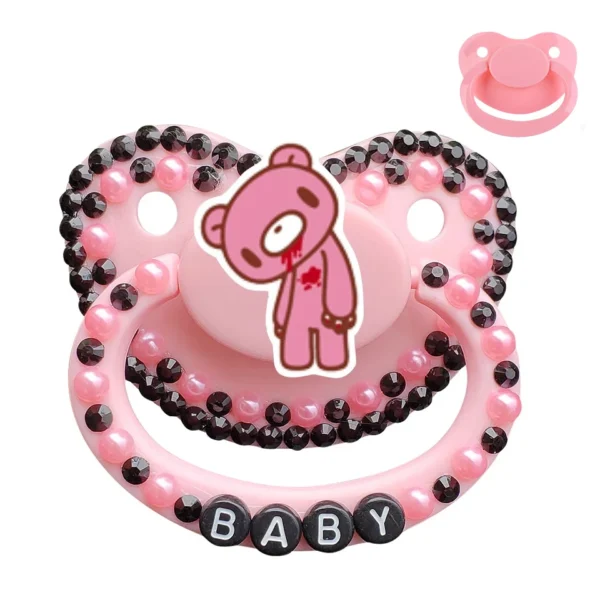 Dead Bear Pacifier Handmade