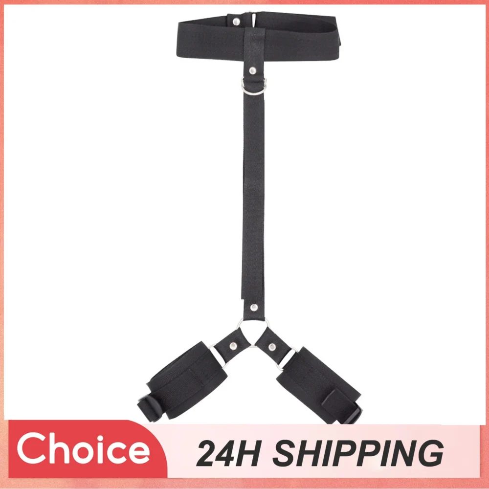 BDSM Leg and neck cuffs kit - Image 4