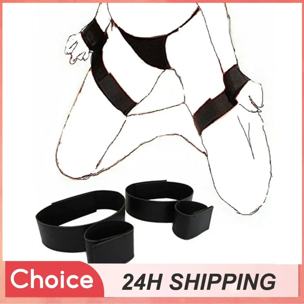 BDSM Leg and neck cuffs kit - Image 2